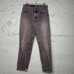 Vintage Levi’s 550 Student Black Acid Wash